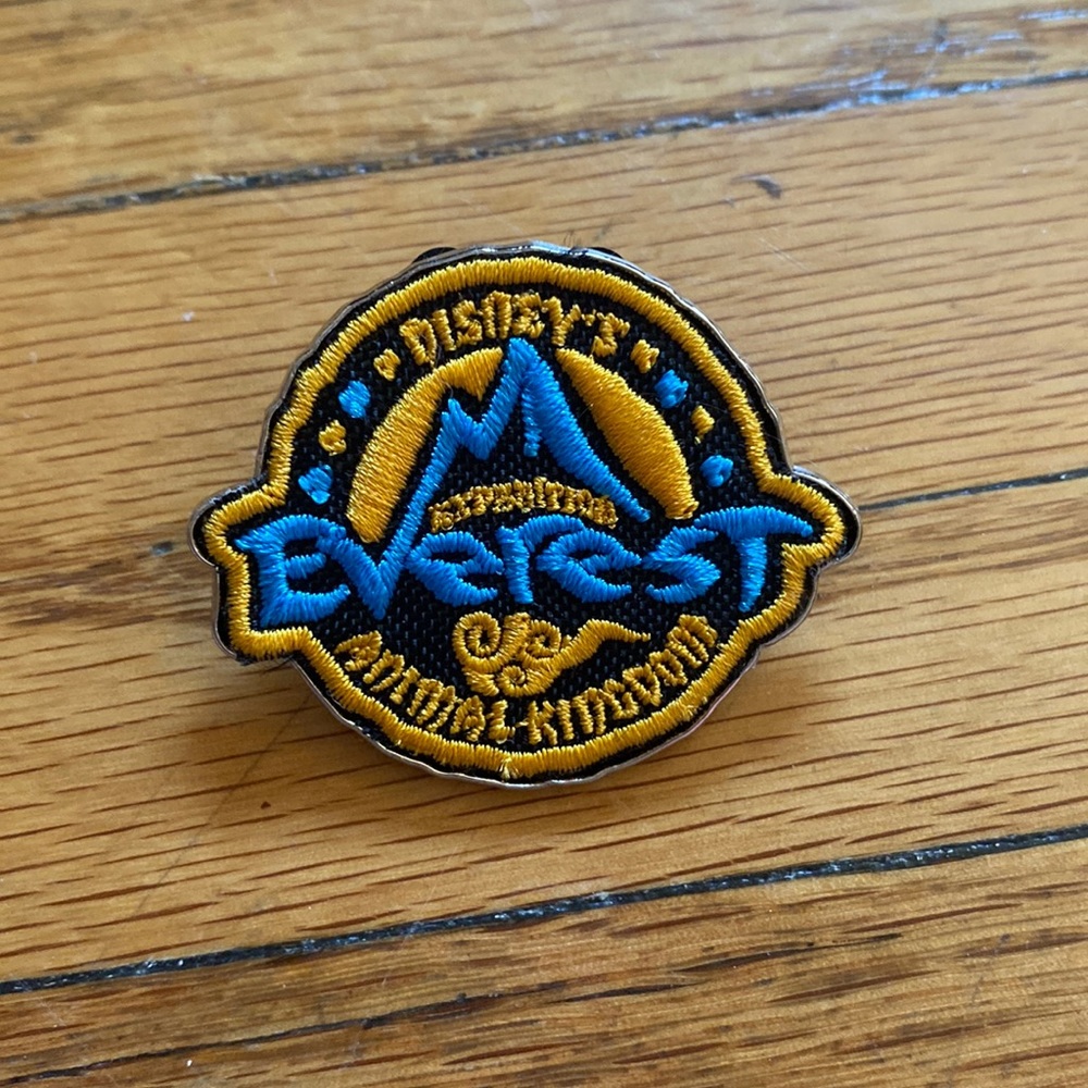 MUST SELL! Disney Animal Kingdom Everest Stitched Pin